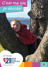 Affiche pour la journée mondiale de la trisomie 21