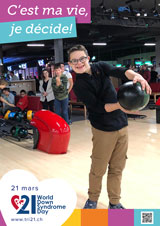 Affiche pour la journée mondiale de la trisomie 21