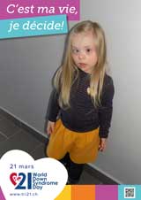 Affiche pour la journée mondiale de la trisomie 21