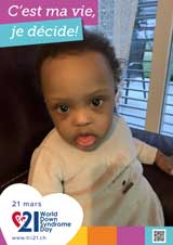 Affiche pour la journée mondiale de la trisomie 21