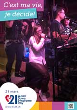 Affiche pour la journée mondiale de la trisomie 21