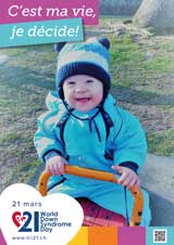 Affiche pour la journée mondiale de la trisomie 21