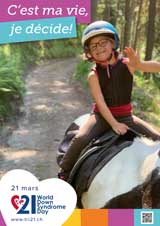Affiche pour la journée mondiale de la trisomie 21