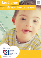 Affiche pour la journée mondiale de la trisomie 21
