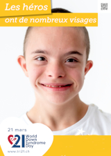 Affiche pour la journée mondiale de la trisomie 21