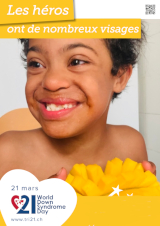 Affiche pour la journée mondiale de la trisomie 21