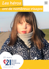 Affiche pour la journée mondiale de la trisomie 21