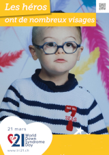Affiche pour la journée mondiale de la trisomie 21