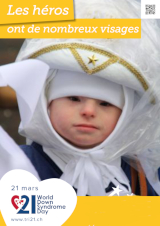 Affiche pour la journée mondiale de la trisomie 21