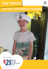 Affiche pour la journée mondiale de la trisomie 21