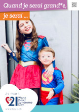 Affiche pour la journée mondiale de la trisomie 21