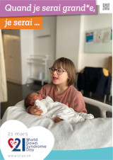 Affiche pour la journée mondiale de la trisomie 21