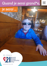 Affiche pour la journée mondiale de la trisomie 21