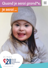 Affiche pour la journée mondiale de la trisomie 21