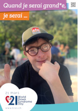 Affiche pour la journée mondiale de la trisomie 21