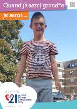 Affiche pour la journée mondiale de la trisomie 21