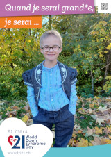 Affiche pour la journée mondiale de la trisomie 21