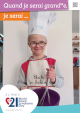 Affiche pour la journée mondiale de la trisomie 21