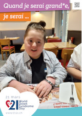 Affiche pour la journée mondiale de la trisomie 21