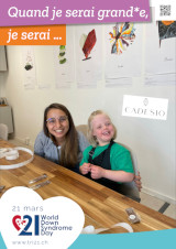Affiche pour la journée mondiale de la trisomie 21