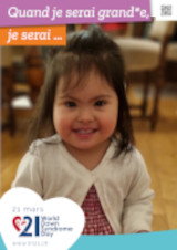 Affiche pour la journée mondiale de la trisomie 21