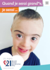 Affiche pour la journée mondiale de la trisomie 21