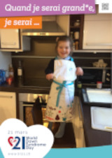 Affiche pour la journée mondiale de la trisomie 21