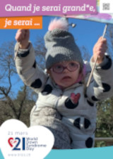 Affiche pour la journée mondiale de la trisomie 21