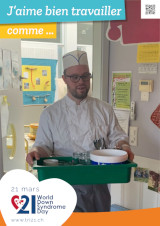 Affiche pour la journée mondiale de la trisomie 21