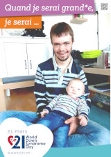 Affiche pour la journée mondiale de la trisomie 21