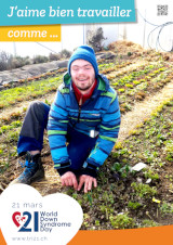 Affiche pour la journée mondiale de la trisomie 21