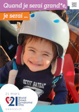 Affiche pour la journée mondiale de la trisomie 21