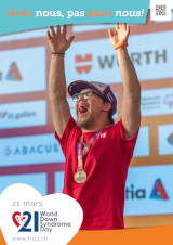 Affiche pour la journée mondiale de la trisomie 21