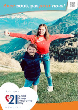 Affiche pour la journée mondiale de la trisomie 21