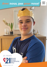 Affiche pour la journée mondiale de la trisomie 21