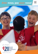 Affiche pour la journée mondiale de la trisomie 21