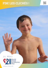 Affiche pour la journée mondiale de la trisomie 21
