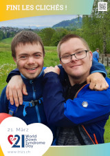 Affiche pour la journée mondiale de la trisomie 21