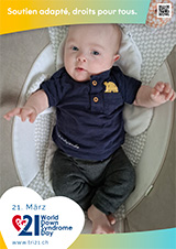 Affiche pour la journée mondiale de la trisomie 21
