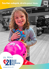 Affiche pour la journée mondiale de la trisomie 21