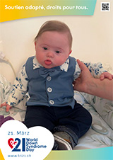 Affiche pour la journée mondiale de la trisomie 21
