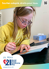 Affiche pour la journée mondiale de la trisomie 21