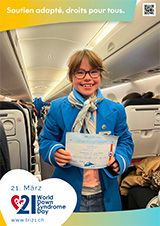 Affiche pour la journée mondiale de la trisomie 21