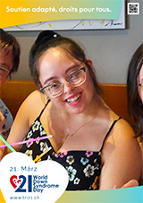 Affiche pour la journée mondiale de la trisomie 21