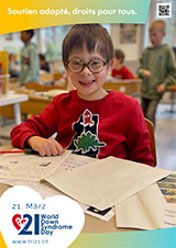 Affiche pour la journée mondiale de la trisomie 21