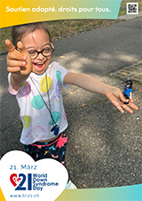 Affiche pour la journée mondiale de la trisomie 21