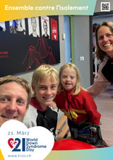 Affiche pour la journée mondiale de la trisomie 21
