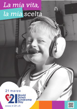 Poster per la Giornata mondiale della sindrome di Down