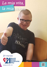 Poster per la Giornata mondiale della sindrome di Down