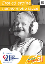 Poster per la Giornata mondiale della sindrome di Down